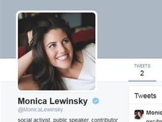 Monica Lewinsky's First Tweet: '#HereWeGo'