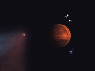 NASA Moves Mars Satellites Out of Comet Path