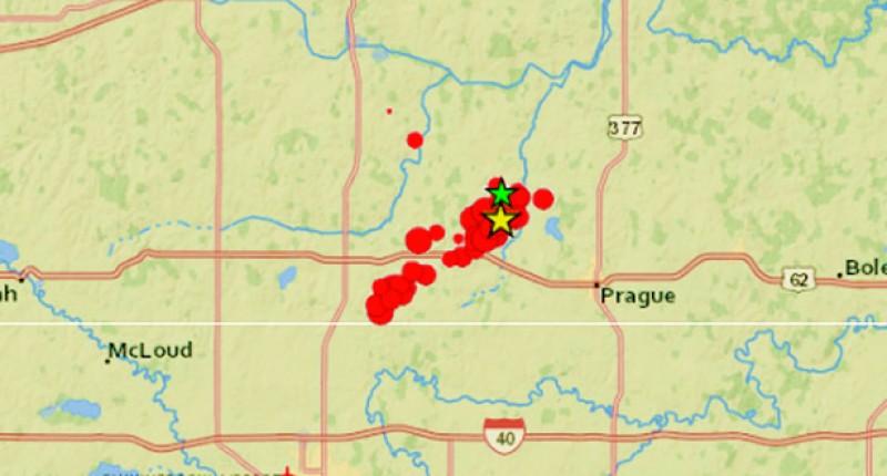 usgs earthquake map