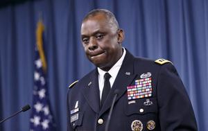 Army Gen. Lloyd J. Austin III, commander of U.S. Central Command, updates reporters at the Pentagon about the military campaign against Islamic State militants in Iraq, Friday, Oct. 17, 2014. The top U.S. commander for the Middle East says fighting over the Syrian border town of Kobani has allowed the U.S.- led coalition to take out large numbers of Islamic State group fighters that have been pouring in. 