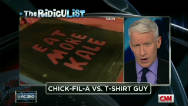 The RidicuList: Chick-fil-A vs. T-shirt Guy