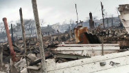 Fires and floods destroy homes in NY