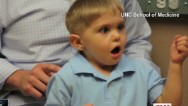 Deaf toddler hears first words