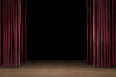 Empty Stage-Stock Image