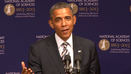Video: President Obama Stresses the Importance of Science, Technology at NAS Annual Meeting
