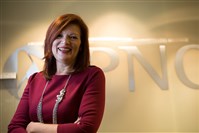  Beth Marcello, director of women's business development for PNC, at PNC's Fifth Avenue office, Downtown.
