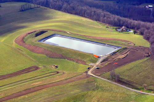 impoundment near house