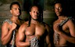 Adam A. Anderson, Rico Romalus, and Seun Soyemi star in Jubilee Theatre’s The Brothers Size. See Friday.