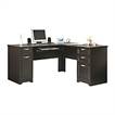 Realspace Magellan Collection L-Shaped Desk, 30"H x 58 3/4"W x 18 3/4"D, Espresso