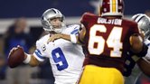 Tony Romo y los Cowboys enfrentaron a los Redskins el lunes por la noche en Arlington. 