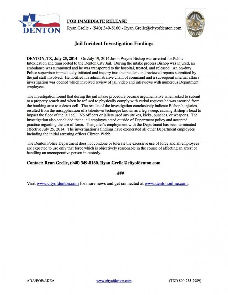 Jail Incident Investigation Findings copy