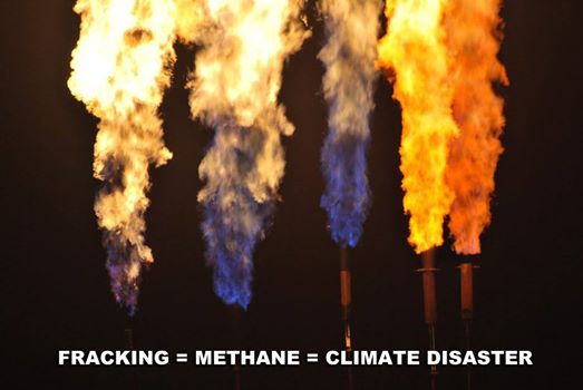 Photo: It's pretty simple: fracking releases methane pollution, which is 86 times more polluting than CO2. That spells climate disaster.

It's time for President Obama to #ActOnClimate. Send him a message now: http://bit.ly/1zaHtoP