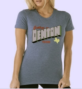 Image of Greetings From Denton, Tx - T-Shirt - Women's Fit