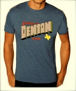 Image of Greetings From Denton, Tx - T-Shirt - Men (Unisex)