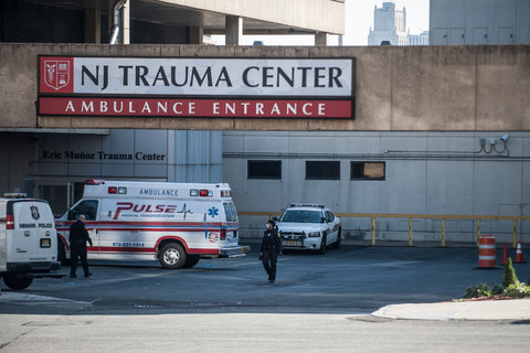 A nurse who had worked with Ebola patients in West Africa was placed under quarantine at University Hospital shortly after she landed in Newark Liberty International Airport on Friday.