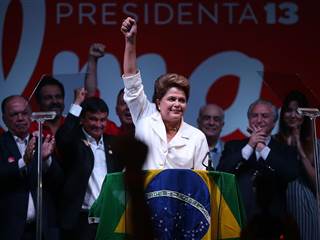 Brazil's President Dilma Rousseff Narrowly Wins Re-Election