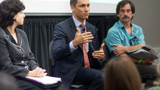 Malachi Boyuls speaks during the Regulating Energy panel at The Texas Tribune Festival on Sep. 28, 2013.