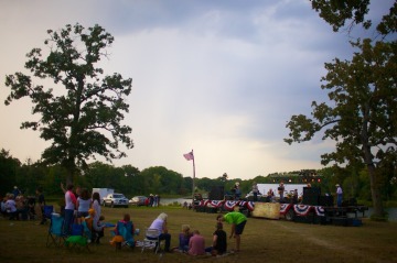 at the Ben Wheeler God & Country Pasture Party