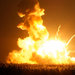 A video showed Orbital Sciences Corporation’s unmanned Antares rocket exploding Tuesday just after its launch in Virginia.