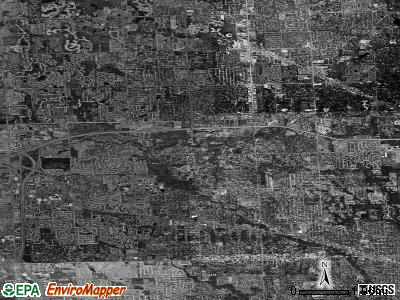 Denton satellite photo by USGS