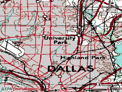 University Park topographic map