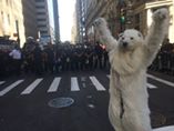 Flood Wall Street demonstration in New York City. Reposted with permission. Credit: Bob Klotz