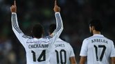 El Chicharito colaboró en la victoria del Real Madrid.



