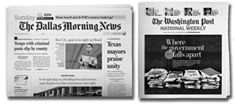 Now you can have information from two of the nation’s most-informed news sources delivered to your home. Enhance your subscription with The Washington Post National Weekly, delivered in your Dallas Morning News for just 99¢ a week. Visit dallasnews.com/enhanceTWP to get started.