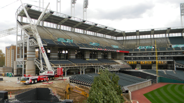 Renovations continue at Progressive Field (Photo By T.J. Zuppe)