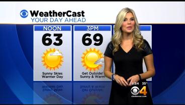 Wednesday's Forecast: Warmer Weather, Plenty Of Sunshine