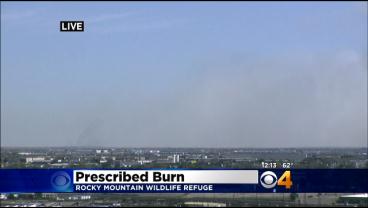 Prescribed Burn Taking Place At Rocky Mountain Arsenal