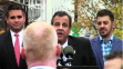 Chris Christie Tells Heckler To Sit Down , Shut Up On Two Year Anniversary Of Sandy
