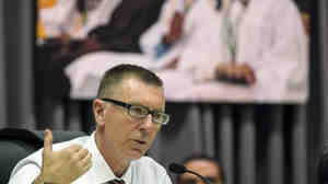Los Angeles Unified School District Superintendent John Deasy, seen in a photo taken last year, says his resignation Thursday was "by mutual agreement.