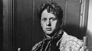 Dylan Thomas, seen here in 1944, died less than a decade later while on tour in New York City.