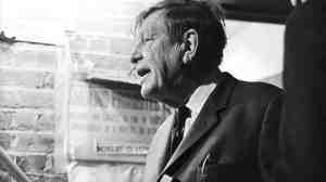 W.H. Auden at the 92nd Street Y Poetry Center in 1966.