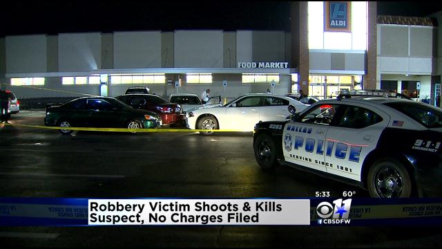 Dallas Robbery Victim Shoots & Kills Suspect