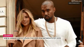 Kim and Kanye's top PDA moments of 2013