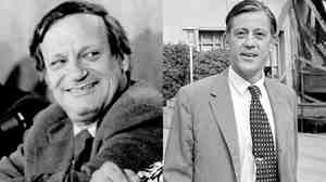 Frank Mankiewicz and Ben Bradlee