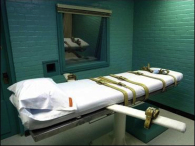 Texas death chamber execution gurney. (credit: AP)