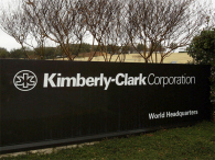 A sign marks the entrance to Kimberly-Clark's corporate headquarters. (credit: AP Photo)