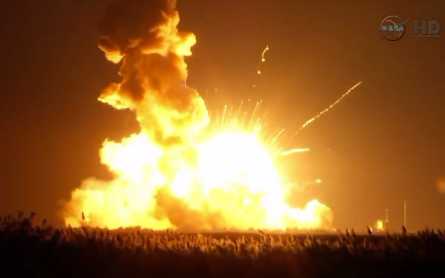 NASA’s unmanned Antares rocket explodes on launch
