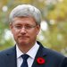 Prime Minister Stephen Harper, center, after the funeral for Cpl. Nathan Cirillo on Tuesday.