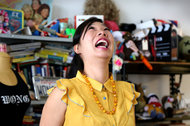 Writer and performance artist Kristina Wong is interviewed at her home in Korea-town, Los Angeles.