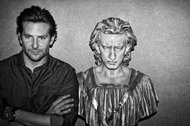 Bradley Cooper (with a bust of the actor Edwin Booth), at the Booth Theater, where he begins previews Friday in 