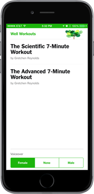 <strong>Go to <a href="http://www.nytimes.com/7-minute-workout">nytimes.com/7-minute-workout</a> on your phone to try our new Web application. </strong>
