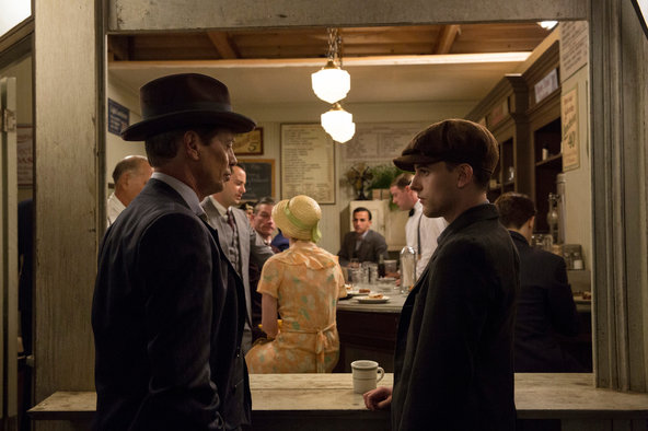 Steve Buscemi, left,  as Nucky Thompson and Travis Tope as Joe Harper, in “Boardwalk Empire.”