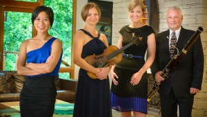 (From left to right) Jennifer Chang, Aleksandra Holowka, Karen Hall, and Kevin Hall brought the music to the masses Sunday.