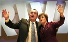 Nicola Sturgeon (right) and Alex Salmond