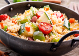 Add Seasonal Vegetables To Couscous