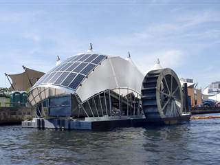 Solar-Powered Water Wheel is Cleaning Baltimore's Inner Harbor